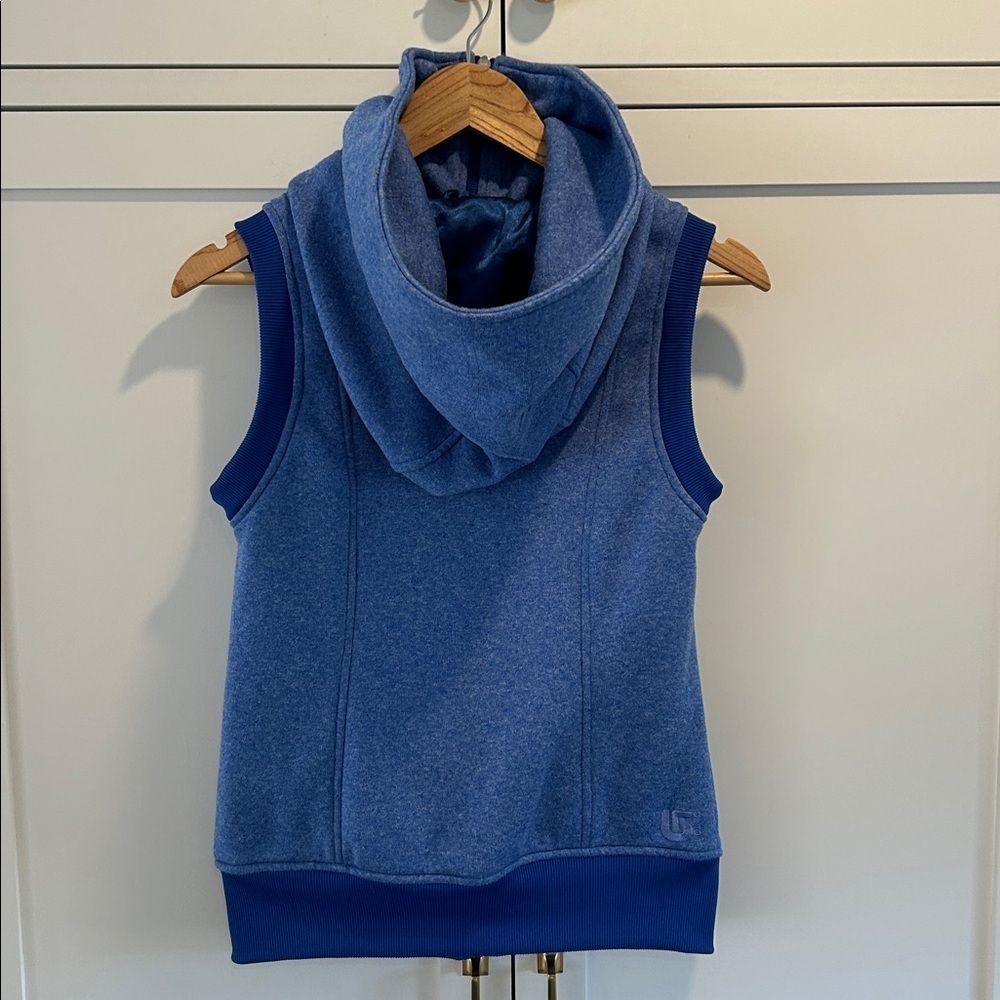 Burton Dryride Royal Blue Zippered Hoodie Vest Size XS - Picture 9 of 11